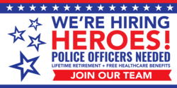 Now Hiring Police Banner