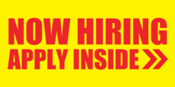 Hiring Apply Inside Banner