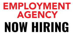 Employment Agency Now Hiring Banner