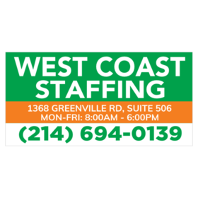 Employment Staffing Agency Call Us Banner