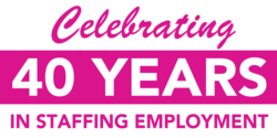 Employment Agency Celebrating Years In Business Banner