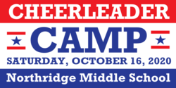 Cheerleader Camp Date Announcement Banner