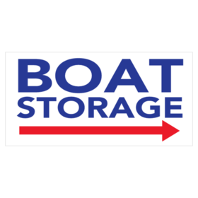 Boat Storage Directional Banner