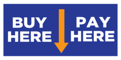 Buy Here Pay Here Directional Banner