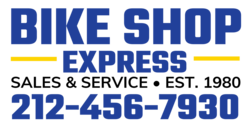 Blue On white Bike Shop Express Sale Banner