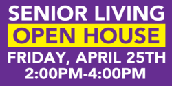 Senior Living Open House Banner