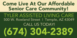 Assisted Living Affordable Senior Care Banner