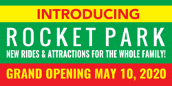 Amusement Park Grand Opening Banner