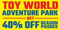 Adventure Park % Off Season Pass Banner