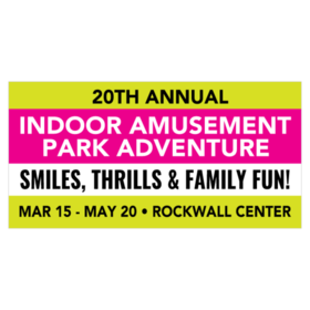 Indoor Amusement Adventure Park Banner