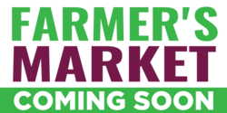 Farmer's Market Coming Soon Banner
