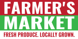 Farmer's Market Locally Grown Produce Banner