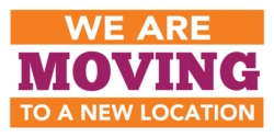 We Are Moving To A New Location Banner