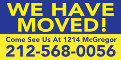We Moved With New Address Banner