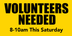 Volunteers Needed Date Banner