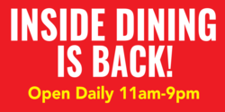 Inside Dining Is Back Banner