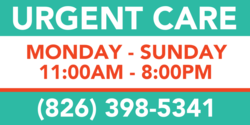 Urgent Care Open Hours Banner