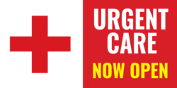 Red Cross Urgent Care Open Banner