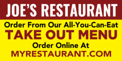 Takeout Menu Online Banner