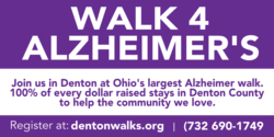 Walk 4 Alzheimer's Charity Banner