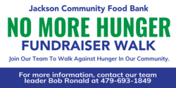 No More Hunger Fundraiser Walk Banner