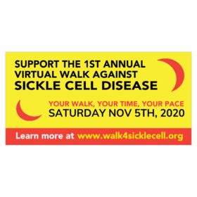 Sickle Cell Virtual Walk Banner