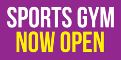 Gym Now Open Banner