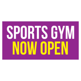 Gym Now Open Banner