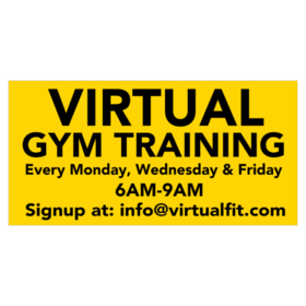 Virtual Training Gym Banner
