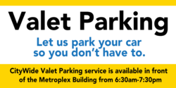 Valet Parking Let Us Park Your Car Banner