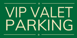 Valet Parking VIP Only Banner