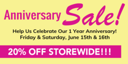 Storewide Discount Anniversary Sale Banner