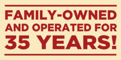 Family Owned And Operating For Years Banner