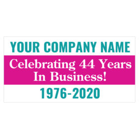 Celebrating 44 Years In Business Banner