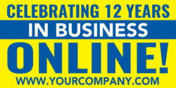 Celebrating 12 Years Online Banner