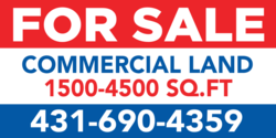 Commercial Land For Sale Banner