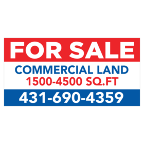 Commercial Land For Sale Banner