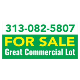 Commercial Lot For Sale Banner