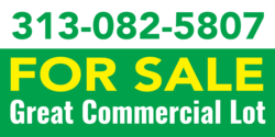 Commercial Lot For Sale Banner