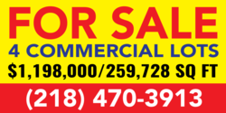 For Sale Commercial Lots Banner