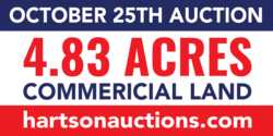 Commercial Land Auction Banner