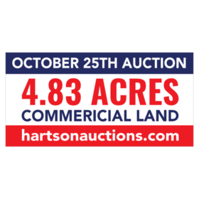 Commercial Land Auction Banner