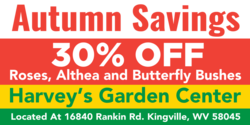 Autumn Savings Garden Center Banner
