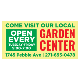 Visit Our Local Garden Center Banner