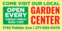 Visit Our Local Garden Center Banner