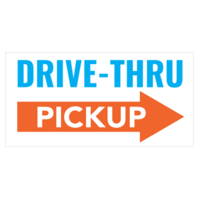 Directional Drive-Thru Pickup Banner