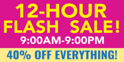 12 Hour Flash Sale Banner