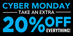 % Off Cyber Monday Banner