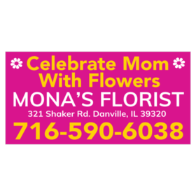 Celebrate Mom Florist Banner