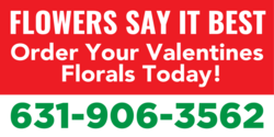 Flowers Say It Best Flower Shop Banner
